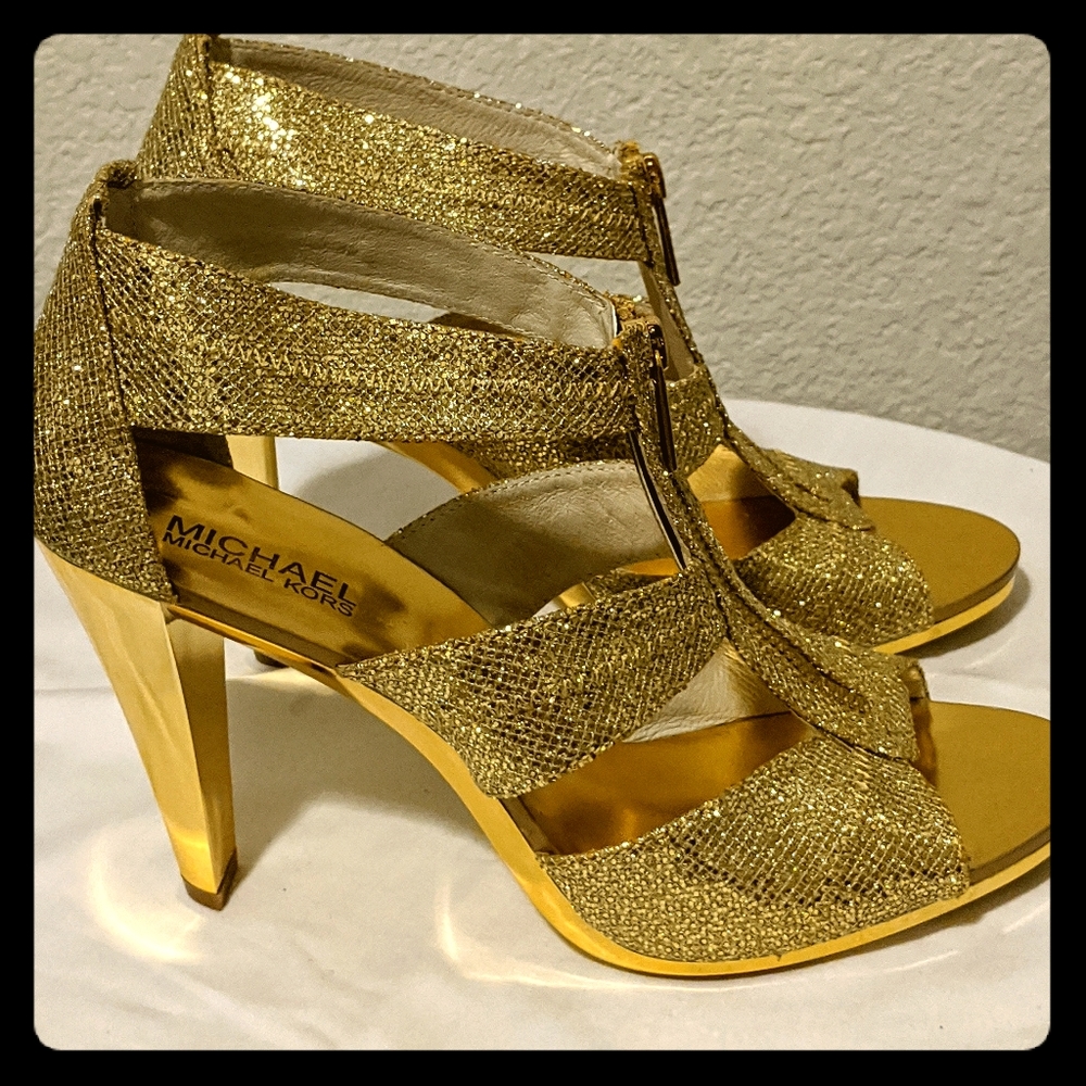 MICHAEL Michael Kors gold sandles